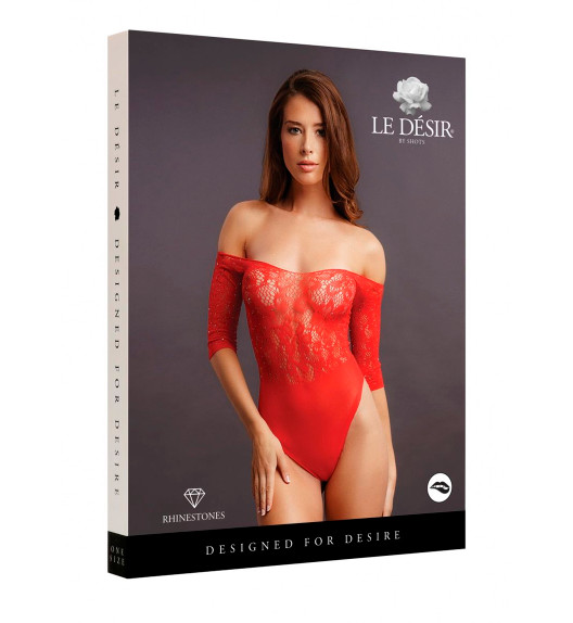 Боди красное "Teddy"