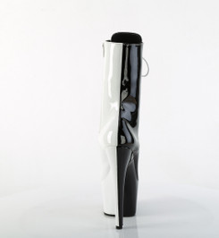 Ботильоны на платформе Pleaser черно-белые ADO1040TT/B-W/M