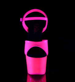 Босоножки на платформе Pleaser розовые ADO709UV/NHP/M