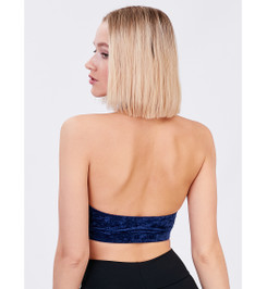 Топ синий Bombshell Velvet Star