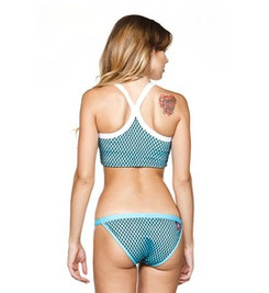 Шорты бирюзовые Full Back Pole Fit