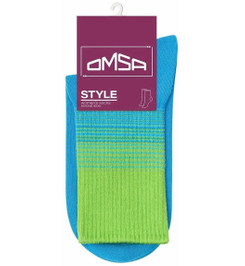 Носки синие Style 554 Omsa