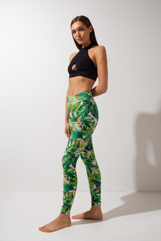 Леггинсы Green fern Shark	