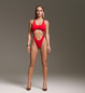 Боди красное Celestina Shark