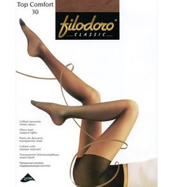 Колготки черные TOP COMFORT 30 Filodoro Classic