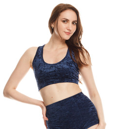 Топ синий Lola Velvet Star