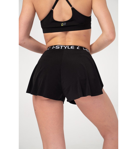 Шорты черные Double Fly Print I-Style