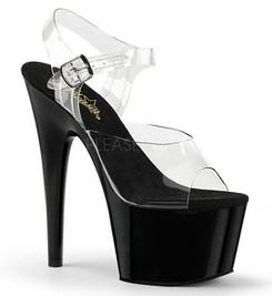 Босоножки Pleaser черные ADO708/C/B
