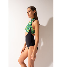 Шорты-подтяжки черные Shark