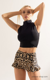 Шорты леопардовые с воланами Sun Shark