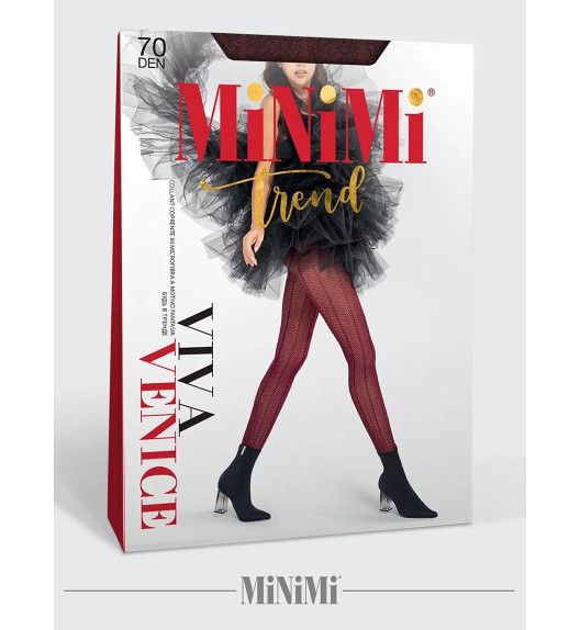 Колготки бордовые VIVA VENICE 70 Minimi