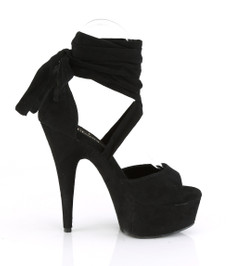 Туфли Pleaser черные DEL679/BFS/M