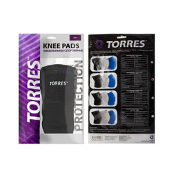 Наколенники черные Torres Slim