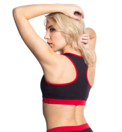 Топ черный с красным Basic Star