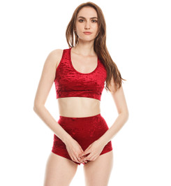 Топ бордо Lola Velvet Star