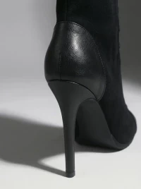 Туфли Хилсы Estrella Pro Черная замша ESP907BLSU