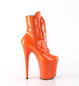 Ботильоны на платформе Pleaser оранжевые FLAM1020/OG/M
