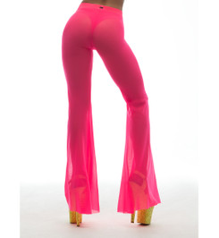 Брюки клеш розовые Disco show I-Style