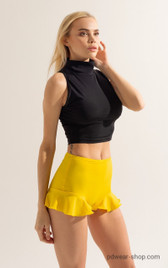 Шорты желтые с воланами Sun Shark