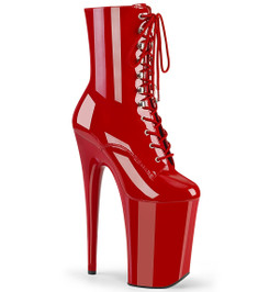 Ботильоны на платформе Pleaser красные INF1020/R/M