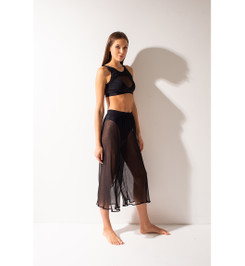 Кюлоты черные сетка Shark