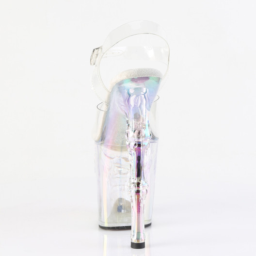 Стрипы тройки Pleaser голограмма с черепом RAPT808HT/C/HGT