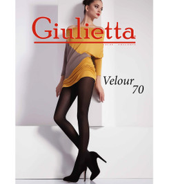 Колготки черные VELOUR 70 Giulietta