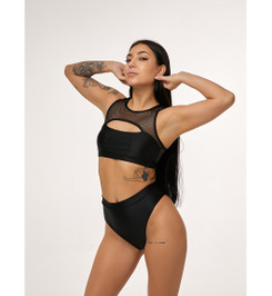 Шорты высокие черные Tango Polerina