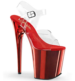 Стрипы Pleaser красные FLAM808/C/RCH