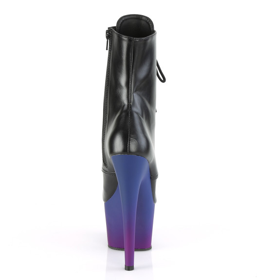 Ботильоны на платформе Pleaser индиго ADO1020BP/BPU/BLU-PP