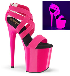 Стрипы Pleaser розовый неон FLAM869UV/NHPELSPT/M