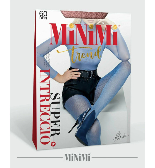 Колготки лиловые INTRECCIO 60 Minimi