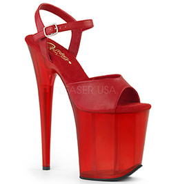 Стрипы Pleaser красные FLAM809T/RPU/M