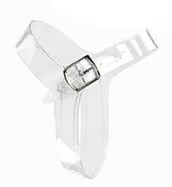 Ремешки для сабо Pleaser прозрачные