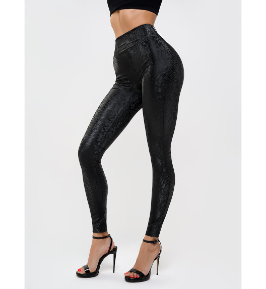 Лосины Leather "Black Mamba" Bona Fide