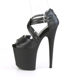 Туфли Pleaser черные FLAM865/BPU/M