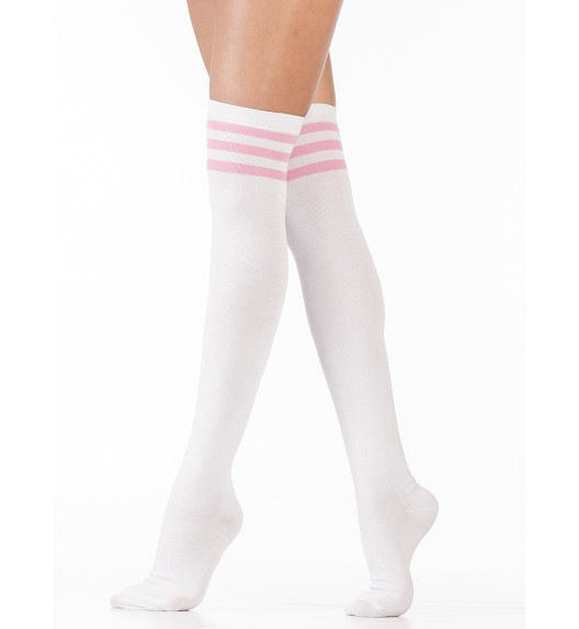 Ботфорты белые WB1 Classic 01 Giulia