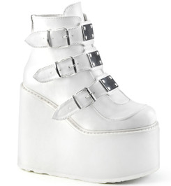 Ботинки Demonia белые SWI105/WVL