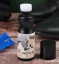 Жидкий крем для замши с губкой, черный, 100 мл