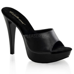Сабо на платформе Pleaser черные CTAIL501L/BLE/M