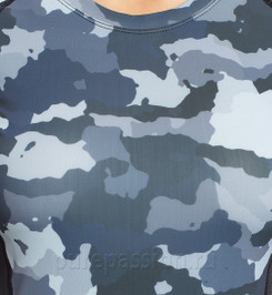 Рашгард черный с камуфляжем Workout Profit