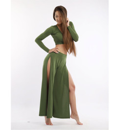 Брюки зеленые Maya I-Style