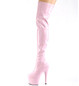Ботфорты на платформе Pleaser розовые ADO3000HWR/BPHG/M