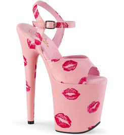 Стрипы Pleaser розовые FLAM809KISSES/BPPU/M