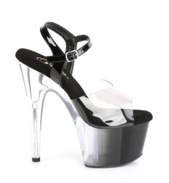 Босоножки Pleaser дымчатые ADO708T-1/SK-BPT/B-C