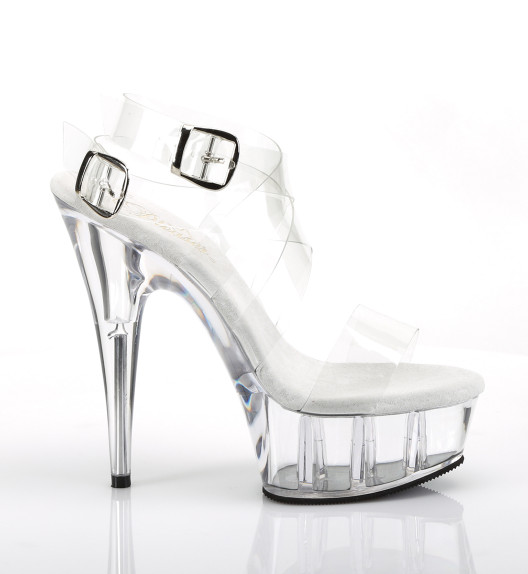 Туфли Pleaser прозрачные DEL635/C/M