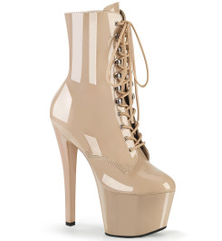 Ботильоны на платформе Pleaser бежевые SKY1020/ND/M