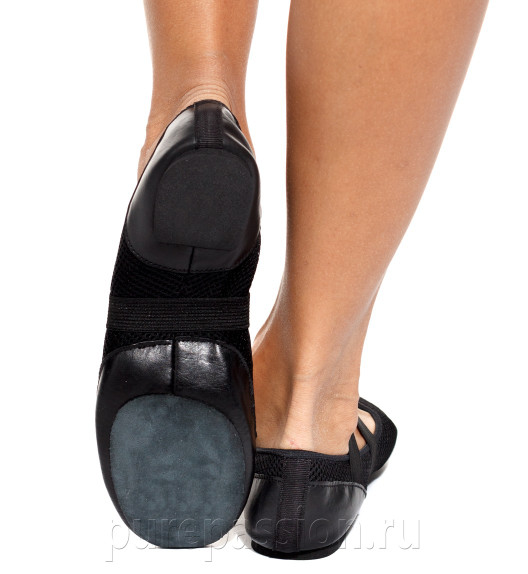 Балетки с сеткой и каблуком Variant