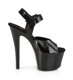 Туфли силиконовые Pleaser черные SKY308N/BTPU/M