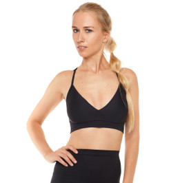 Топ черный Push Up с чашками